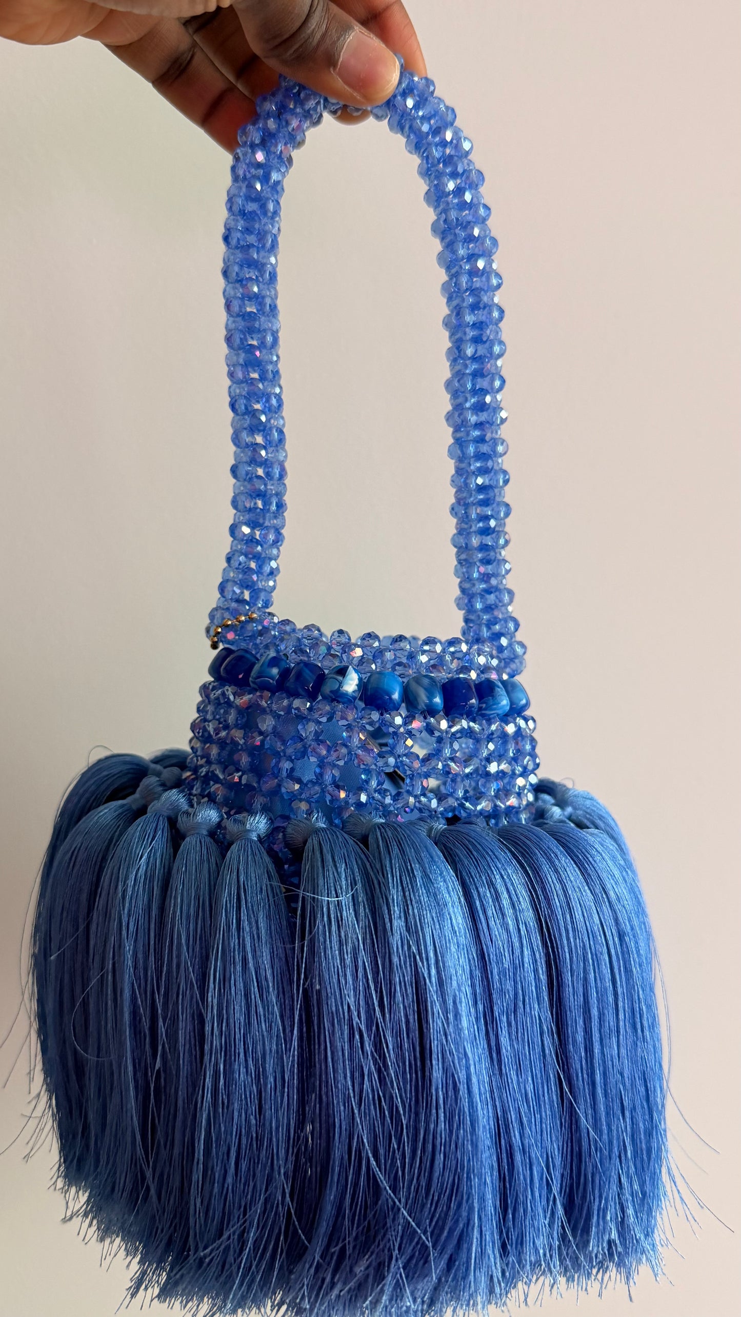 The Jaiye Bead Bag (Short Tassle)